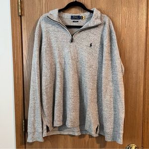 Gray Quarter Zip - Polo